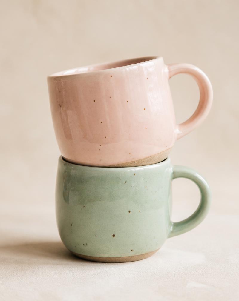 Hand-Thrown Mug Pair
